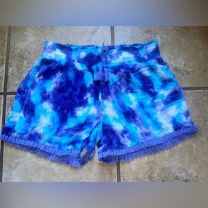 Tie-dye shorts (Kids, XXL but fit like women’s Small)